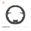 MEWANTCar Steering Wheel Cover for Fiat 500X 2014 - 2021 - Alcantara, Leather, Carbon Fiber, Easy Install, Non - Slip, Best Steering Wheel Cover
