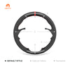 MEWANT DIY Black Leather Car Steering Wheel Cover for Toyota Prius 4 2016-2022 / Prius Prime 2017-2022 / Mirai 2016-2018