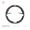 Car steering wheel cover for Renault Clio 5 (V) 2019-2020 / Captur 2 2020 / Zoe 2020