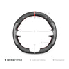 MEWANT Hand Stitch Black Leather Suede Carbon Fiber Car Steering Wheel Cover for Mercedes Benz AMG GT C190 R190 W205 C117 C218 W213 X253 W166 W222