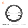 MEWANT DIY Black Leather Suede Car Steering Wheel Cover for Renault Clio 4 (IV) 2016-2020 / Captur 2016-2020 / Kaptur 2016-2020