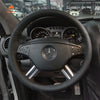 MEWANT Car Steering Wheel Cover for Mercedes Benz GL-Class X164 2006-2009 / M-Class W164 2005-2008 / R-Class 2006-2009