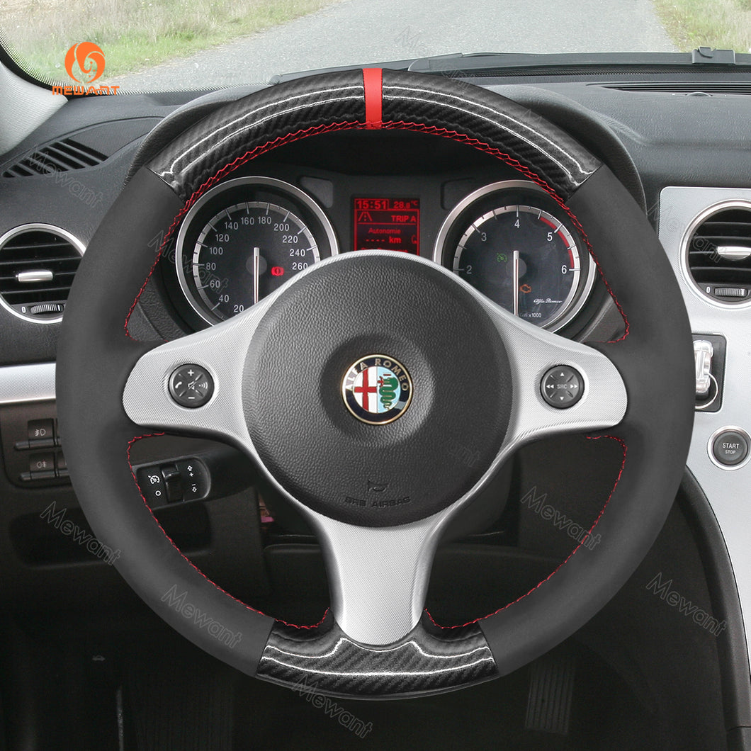 MEWANT DIY Leather Suede Car Steering Wheel Cover for Alfa Romeo 159 2 –  Mewant steering wheel cover