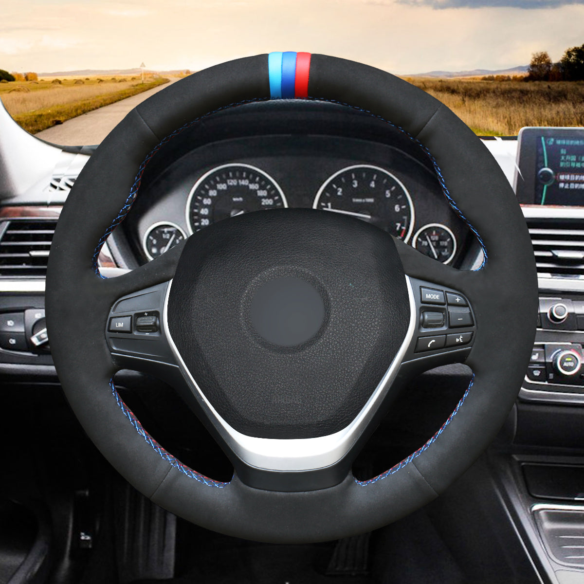 Car Steering Wheel Cover for BMW F30 F31 F34 F20 F21 F22 F23 F32 F33 F34 F36