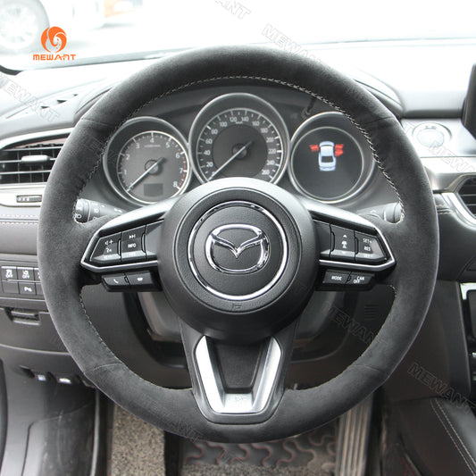 Car Steering Wheel Cover for Mazda 3 Axela / Mazda 6 Atenza / CX-3 / CX-5 / CX-9 / for Toyota Yaris