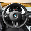 MEWANT Hand Stitch Car Steering Wheel Cover for BMW Z4 E85 E86 2006-2008 / Z4 M 2006-2008