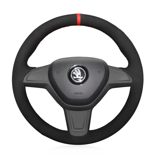 Car Steering Wheel Cover for Skoda Citigo 2013-2019 / Fabia 2013-2019 / Yeti 2014-2019