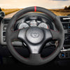 MEWANT Hand Stitch Black Suede Car Steering Wheel  Cover for Toyota RAV4 Celica Matrix MR2 Supra Voltz Caldina MR-S Corolla Lexus IS 200 300