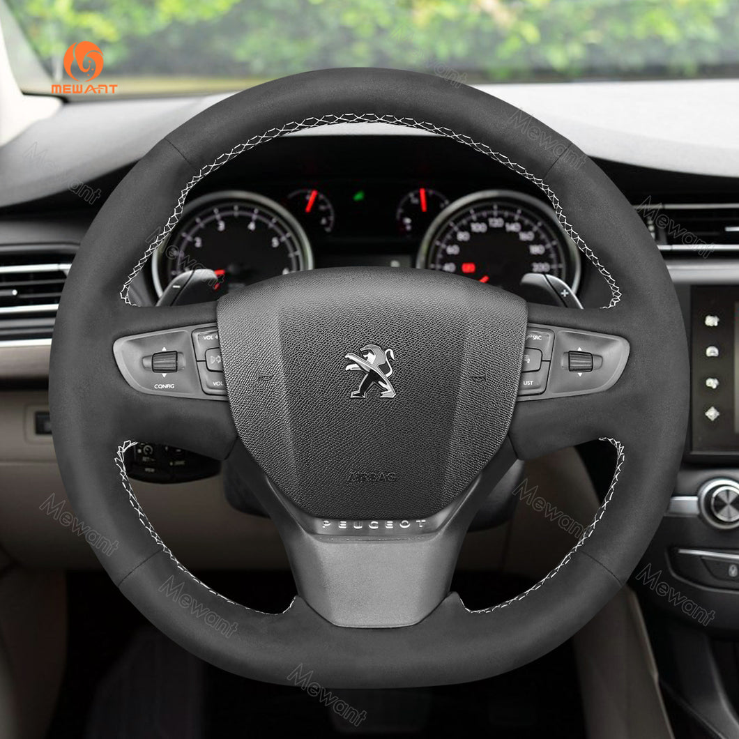MEWANT Hand Stitch Car Steering Wheel Peugeot Expert Traveller / for Citreon Jumpy Spacetourer
