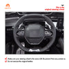 Car Steering Wheel Cover for Peugeot 208 308 SW 2008 3008 508 SW 5008 Rifter (GT/GT Line)