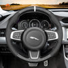 MEWANT Hand Stitch Car Steering Wheel Cover for Jaguar E-Pace / Jaguar F-Pace / Jaguar XE / Jaguar XF