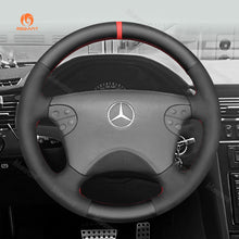 Carica l&#39;immagine nel visualizzatore di Gallery, Car Steering Wheel Cover for Mercedes Benz CLK-Class W208 C208 / E-Class W210 / G-Class W463
