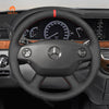 MEWANT Hand  Stitch Car Steering Wheel Cover for Mercedes Benz CL-Class C216 2007-2010 / S-Class W221 2007-2009