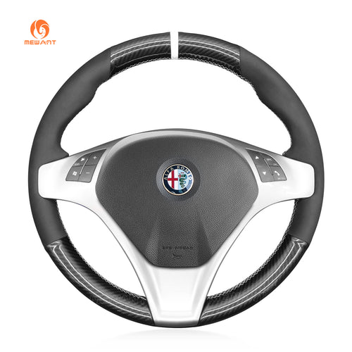 Car steering wheel cover for Alfa Romeo Giulietta 2010-2014 / MiTo 2008-2015