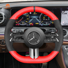 Cargue la imagen en el visor de la Galería, Car Steering Wheel Cover for Mercedes Benz C-Class W206 / E-Class W213 / S-Class W223 2021

