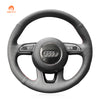 Car Steering Wheel Cover for Audi Q3 (8U) 2011-2018 / Q5 (8R) 2012-2017/ Q7 (4L) 2011-2015/ SQ5 (8R)