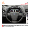 MEWANT Hand Stitch Car Steering Wheel Cover for Volvo C70 2008-2010