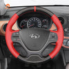 Car steering wheel cover for Hyundai i10 2013-2020 / i20 2015-2020