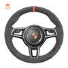 Car Steering Wheel Cover for Porsche 911 718 Boxster Cayman 718 Spyder 918 Spyder Cayenne Macan Panamera
