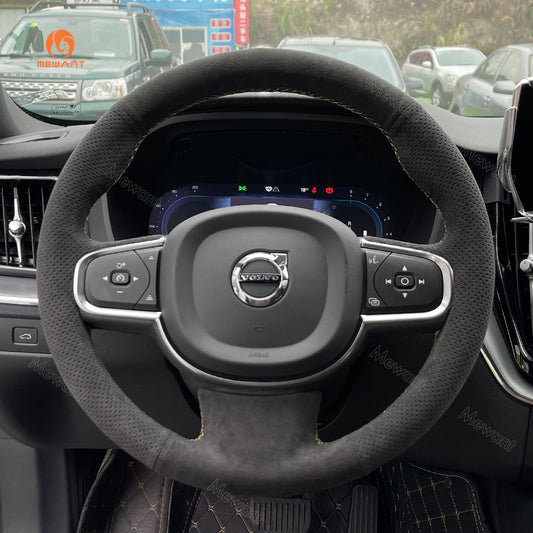 Car steering wheel cover for Volvo XC90 2015-2017