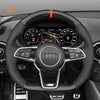 Car Steering Wheel Cover for Audi TT (8S) 2014-2019 / TTS 2014-2019 / TT RS 2016-2019 / R8 (4S) 