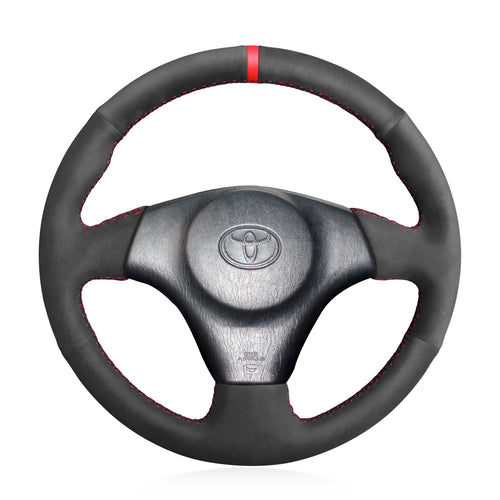 Car steering wheel cover for Toyota RAV4 1998-2003 / Celica 1999-2006 / Matrix 2002-2008 / MR2 1999-2007/ Supra 1996-2002 / Voltz 2002-2004 / Caldina 1997-2002 / MR-S 1999-2007 / Corolla (US) 2003-2008
