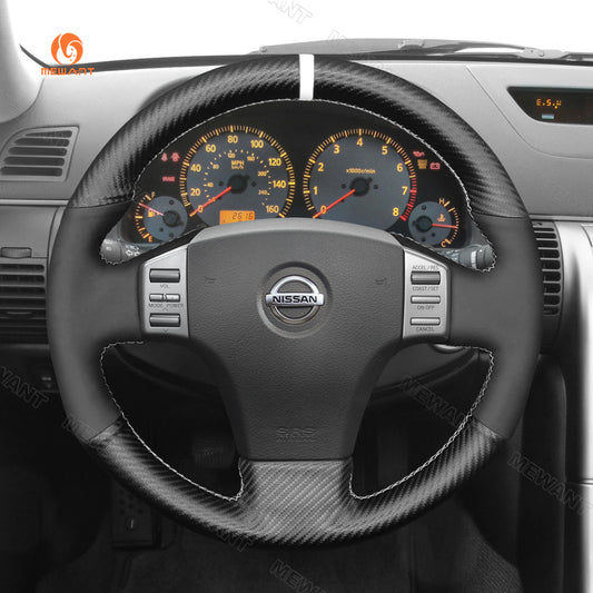 Car steering wheel cover for Infiniti G35 2003-2006 / for Nissan Skyline V35 2003-2006