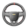 MEWANT Hand Stitch Car Steering Wheel Cover for Chevrolet Cruze Aveo Orlando / Holden Cruz / Ravon R4 / for Holden Barina