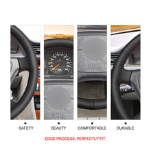 Cargue la imagen en el visor de la Galería, Car Steering Wheel Cover for Mercedes Benz C-Class W202 CL-Class C140 E-Class W210 W124 S-Class W140
