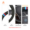 Car steering wheel cover for BMW 1 Series E81 E82 E87 E88 2008-2012 / 3 Series E90 E91 E92 E93 2006-2011