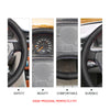 MEWANT Leather Suede Car Steering Wheel Cover for Mercedes Benz C-Class W202 CL-Class C140 E-Class W210 W124 S-Class W140
