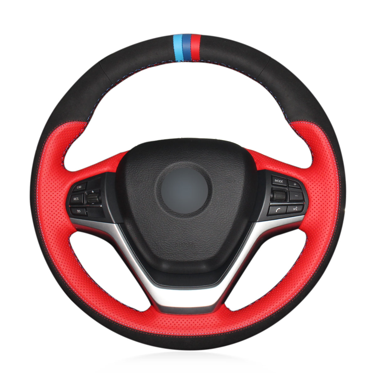 Car steering wheel cover for BMW X5 F15 2013-2018 / X6 F16 2014-2019