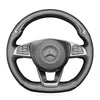 MEWANT Carbon Fiber Leather Car Steering Wheel Cover for Mercedes Benz W176 W246 W205 C117 C218 X218 W213 X253 C253