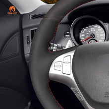 Load image into Gallery viewer, MEWANT Hand Stitch Carbon Fiber Car Steering Wheel Cover for Hyundai Genesis Coupe 2009-2016 / Rohens Coupe 2009
