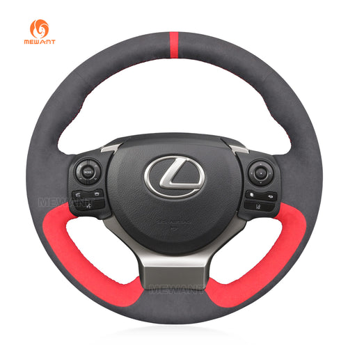 Car steering wheel cover for Lexus IS 200t 250 300 350 F Sport 2014-2021 / RC 2015-2021 / CT 200h 2014-2017 / NX 2015-2021