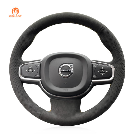 Car steering wheel cover for Volvo XC90 2015-2017