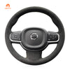 MEWANT Hand Stitch Car Steering Wheel Cover for Volvo XC90 2015-2017