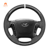 Car steering wheel cover for Hyundai Santa Fe 2007-2012