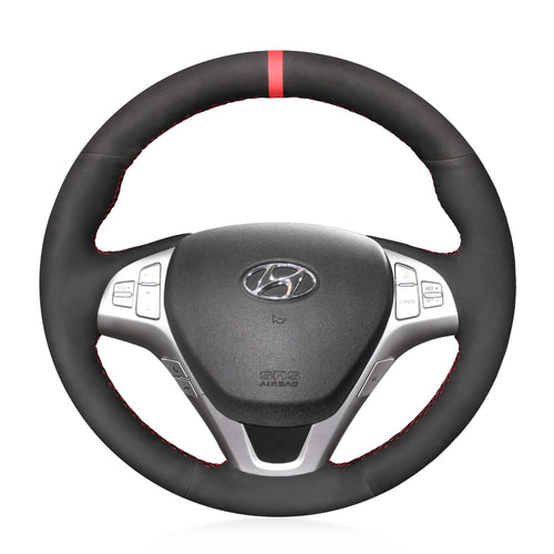 Car Steering Wheel Cover for Hyundai Genesis Coupe 2009-2016 / Rohens Coupe 2009