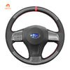 MEWANT Hand Stitch Car Steering Wheel Cover for Subaru Forester / Legacy / Outback / XV (Crosstrek) / Impreza