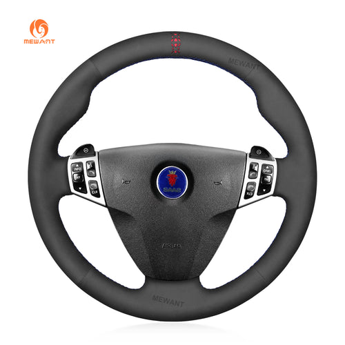 Car steering wheel cover for Saab 9-3 2006-2011 / 9-5 2006-2009