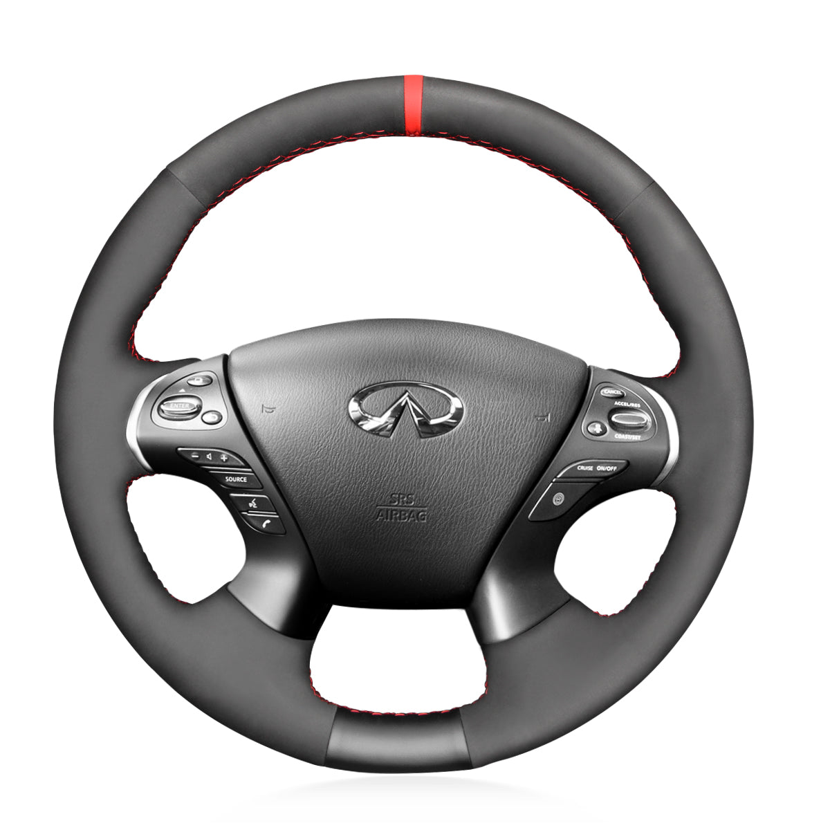 MEWANT Car Steering Wheel Cover for Infiniti JX35