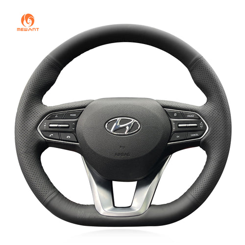 Car Steering Wheel Cover for Hyundai Santa Fe 2018-2023