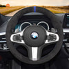 Car Steering Wheel Cover for BMW G20 F44 G22 G26 G30 G32 G11 G14 G15 G16 G01 G02 G05 G06 G07 G29