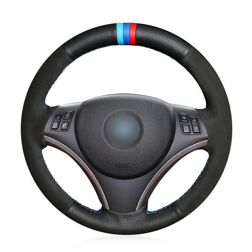 Car steering wheel cover for BMW 1 Series E81 E82 E87 E88 2008-2012 / 3 Series E90 E91 E92 E93 2006-2011