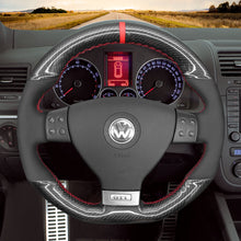 Charger l&#39;image dans la galerie,  Car Steering Wheel Cover for Golf GTI 5 (V) / Golf R32 Scirocco / Passat Variant (R-Line) / Tiguan (R-Line)

