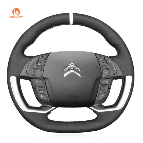 Car Steering Wheel Cover for Citroen C4 / C4 Picasso / Grand C4 Picasso / C4 SpaceTourer / Grand C4 SpaceTourer