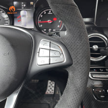 Charger l&#39;image dans la galerie, Car Steering Wheel Cover for Mercedes Benz W205 C117 C218 W213 X156 X253 C253 W166 X166 W447
