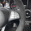 MEWANT Hand Stitch Alcantara Car Steering Wheel Cover for Mercedes Benz W205 C117 C218 W213 X156 X253 C253 W166 X166 W447