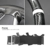 MEWANT Hand Stitch Black Suede Leather Carbon Fiber Car Steering Wheel Cover for BMW 1 Series E81 E82 E87 E88 2008-2012 / 3 Series E90 E91 E92 E93 2006-2011